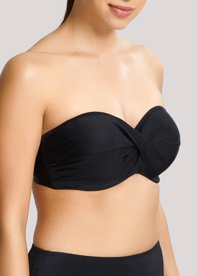 Twist Bandeau Bikini Maillots de Bain Panache Black